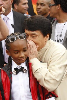 Jaden Smith Jackie Chan Editorial Stock Photo - Stock Image 