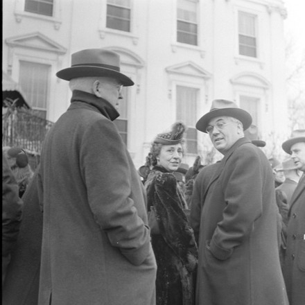 Crowd During Fourth Inauguration President Franklin Editorial Stock ...