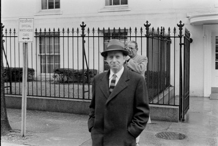 Secretary Herbert Brownell Junior Standing Outside Editorial Stock