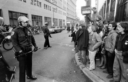 Group Hippies Protesting During Antielection Demonstrations Editorial ...