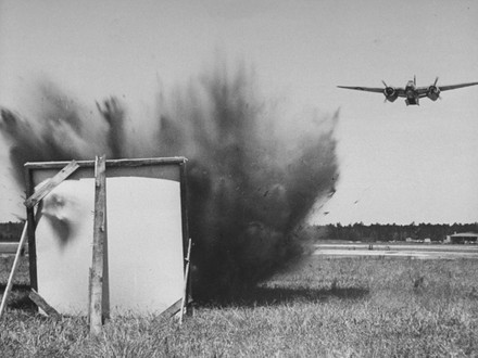 A20 Plane Dropping Bombs During United Editorial Stock Photo - Stock ...