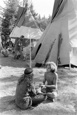 Hippies Tent Camping During American Legion Editorial Stock Photo ...