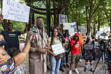 Floyd Anniversary Protest, Atlanta, United States - 25 May 2021
