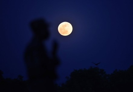 Super Blood Moon Visible In India, New Delhi, Delhi - 26 May 2021