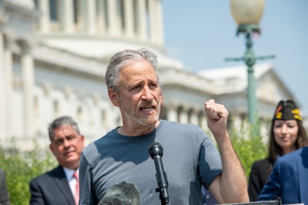Jon Stewart and John Feal hold a press conference to unveil legislation to address toxic exposure, Washington, District of Columbia, USA - 26 May 2021