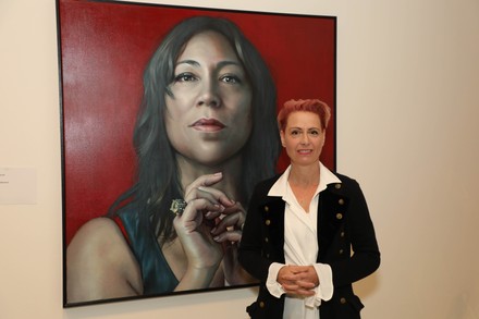 Kathrin Longhurst awarded 2021 Archibald Packing Room Prize for portrait of Kate Ceberano, Sydney, Australia - 27 May 2021