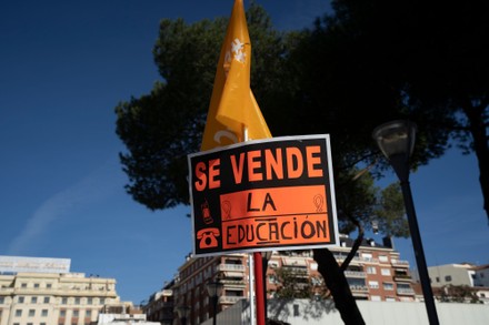 Protest Against The LOMLOE In Spain, Madrid - 22 Nov 2020