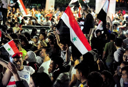 Syria Damascus Elections Assad Celebrations - 27 May 2021