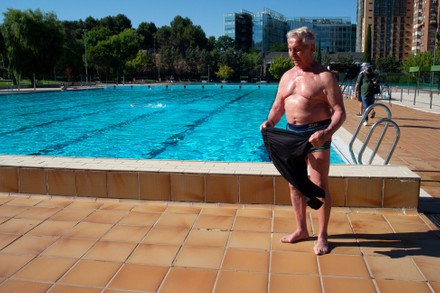 Municipal Swimming Pools Reopen In Madrid, Spain - 01 Jul 2020