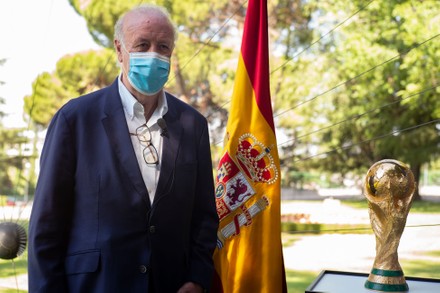 Vicente Del Bosque In Commemoration Of World Championship For Spain, Madrid - 10 Jul 2020