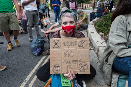 Extinction Rebellion Protest Action In London - Day 2, United Kingdom - 02 Sep 2020