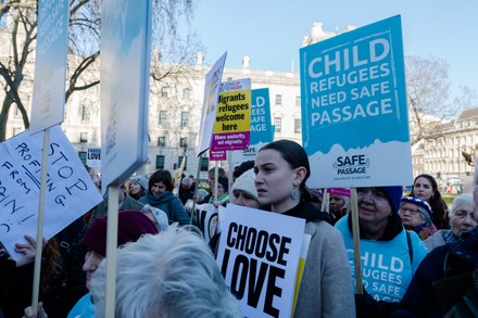 Rally For Child Refugees In London, United Kingdom - 20 Jan 2020