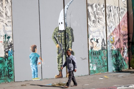 Graffiti Bethlehem-foton och fler bilder på Banksy - Banksy
