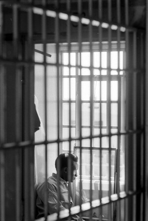 Inmate Staring Outside Window His Cell Editorial Stock Photo - Stock ...