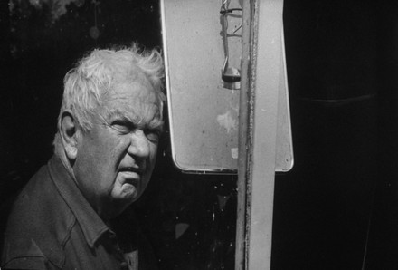 Sculptor Alexander Calder Looking Into Mirror Editorial Stock Photo ...