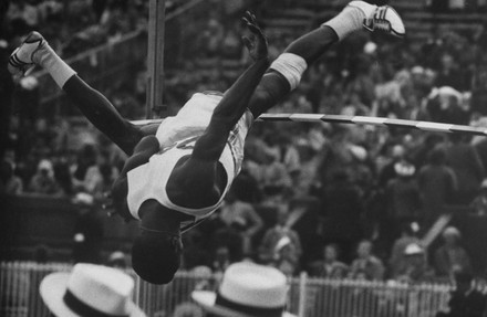 High Jumper Milt Campbell Competing Olympics Editorial Stock Photo