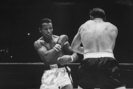 Boxer Sugar Ray Robinson C Hugging Editorial Stock Photo - Stock Image ...
