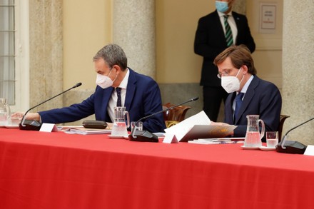 Felipe VI chairs the annual meeting of the Royal Elcano Institute Patronage, Madrid, Spain - 02 Jun 2021