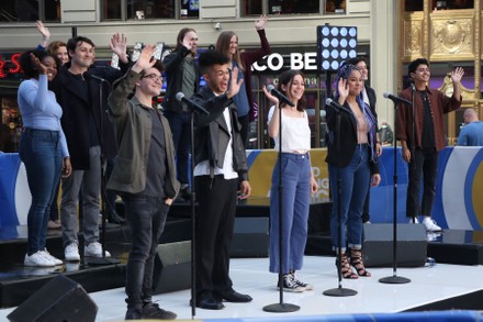 'Dear Evan Hansen' cast perform on Good Morning America, New York, USA - 01 Jun 2021