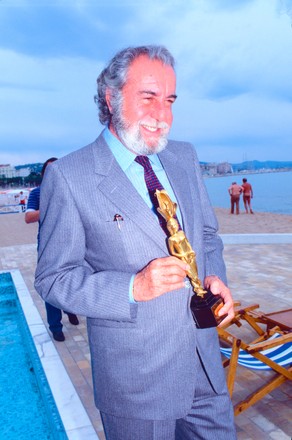 Fernando Rey photoshoot, Cannes, France - May 1983
