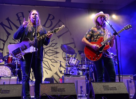 The Allman Betts Band in concert at the Old School Square Pavilion, Delray Beach, Florida, USA - 03 Jun 2021