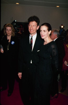 Singer Lyle Lovett Actress Julia Roberts Redaktionelles Stockfoto