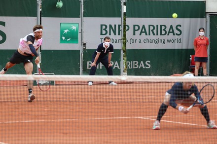 France Tennis Roland Garros Round1 Doubles Mixed Siegemund Gille, Paris, France - 04 Jun 2021