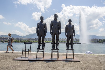 Anything to Say? art installation in Geneva, Genf, Switzerland - 04 Jun 2021