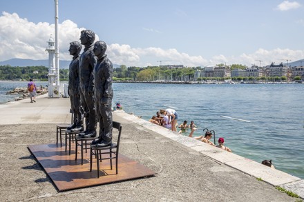 Anything to Say? art installation in Geneva, Genf, Switzerland - 04 Jun 2021
