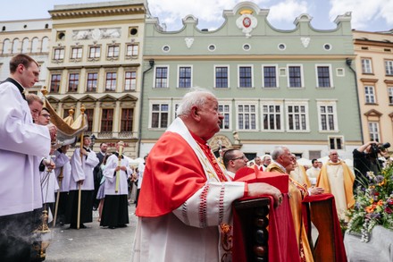 The annual Corpus Christ Procession in Krakow, Poland - 03 Jun 2021