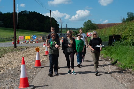 Green Party Co-Leader Sian Berry, HS2 impact, Chalfont St Giles, UK - 05 Jun 2021