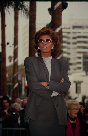 Actress Sophia Loren Hollywood Walk Fame Editorial Stock Photo - Stock