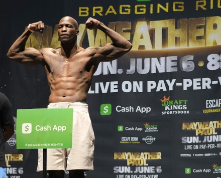 Mayweather and Paul Weigh-in at the Seminole Hard Rock Hotel and Casino, Hollywood, Florida, USA - 05 Jun 2021