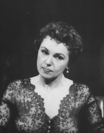 Actress Lisa Ferraday Being Interviewed On Editorial Stock Photo
