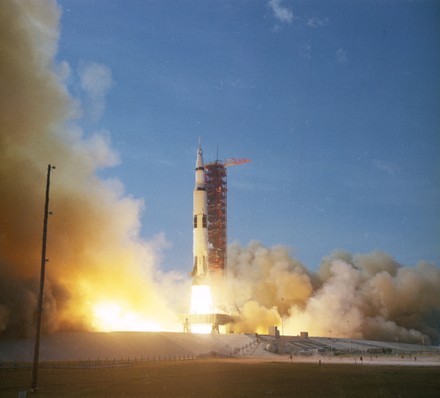 Nasas Apollo 11 Mission Launches Cape Editorial Stock Photo - Stock
