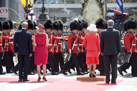 Queen Elizabeth II attends The Canada Day ceremony at Parliament Hill, Ottawa, Ontario, Canada - 01 Jul 2010