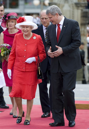 Queen Elizabeth II attends The Canada Day ceremony at Parliament Hill, Ottawa, Ontario, Canada - 01 Jul 2010