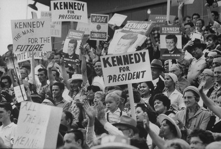 John F Kennedy Campaign Posters Editorial Stock Photo - Stock Image ...