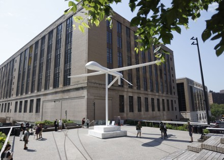 25-foot-Tall predator drone sculpture by Sam Durant, New York, USA - 07 Jun 2021