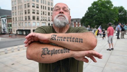 Justin Rohrwasser claims he thought Three Percenters tattoo was US  military symbol
