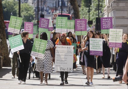 Women's Rights protest, Westminster, London, UK - 09 Jun 2021