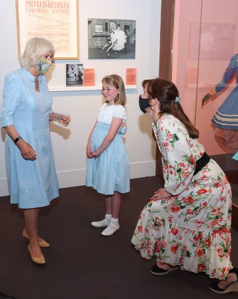 Camilla, Duchess Of Cornwall visits 'On Point: Royal Academy Of Dance At 100' at the V&A, London, UK - 09 Jun 2021