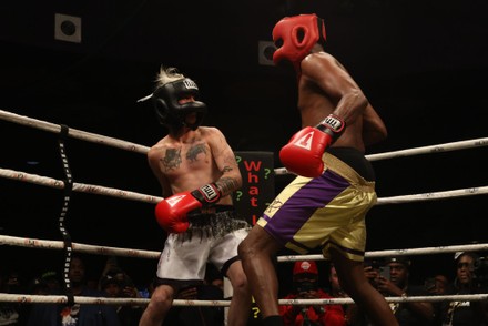 Celebrity Boxing: Lamar Odom v. Aaron Carter, Fight, Atlantic City, New Jersey, USA - 11 Jun 2021