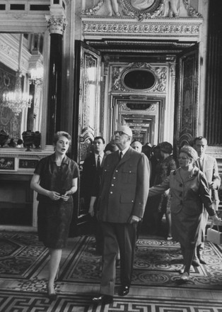 President Charles De Gaulles Expressing His Editorial Stock Photo
