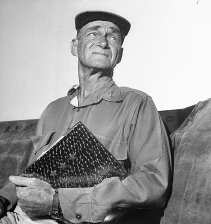 Vice Admiral Marc Mitscher Riding Aboard Editorial Stock Photo Stock