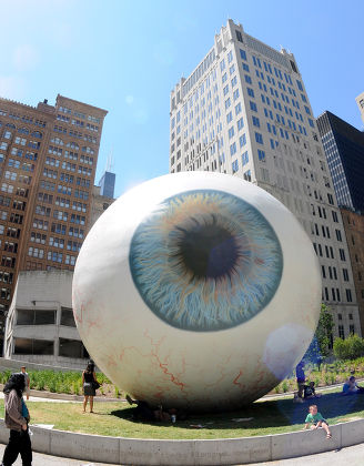 'Eyeball' Art Installation, Pritzker Park, Chicago, America - 09 Jul 2010
