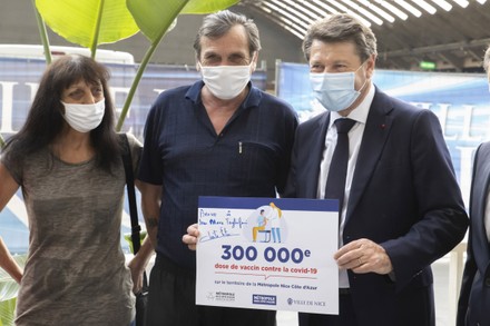 300000 covid-19 vaccine administers on Metropole Nice Cote d'Azur, Nice, France - 09 Jun 2021