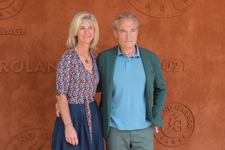 Celebrities at Roland Garros, Paris, France - 10 Jun 2021