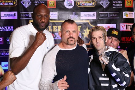 Celebrity Boxing: Lamar Odom v. Aaron Carter, Weigh In, Atlantic City, New Jersey, USA - 10 Jun 2021