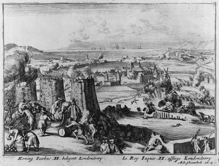 'King James II Besieges Londonderry', Ireland